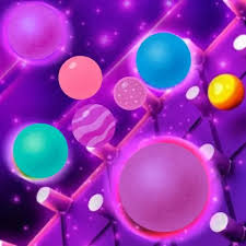 Balls Plido spiral puzzle gameplay showing colorful spheres in snake-like formation